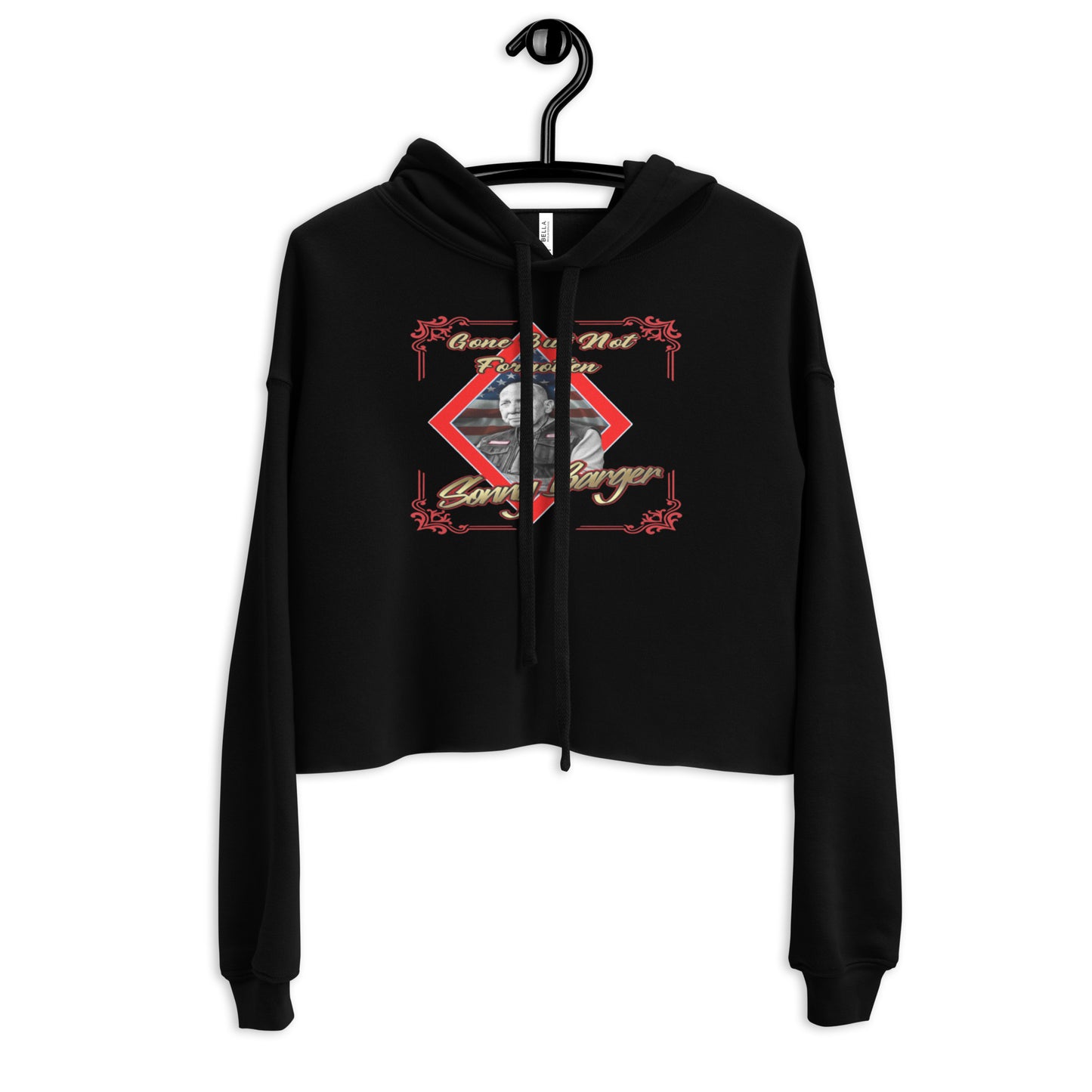 Gone But Not Forgotten Sonny Barger-Crop Hoodie