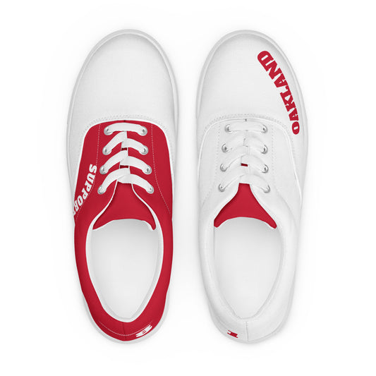 Oakland 81 Support=Women’s lace-up canvas shoes