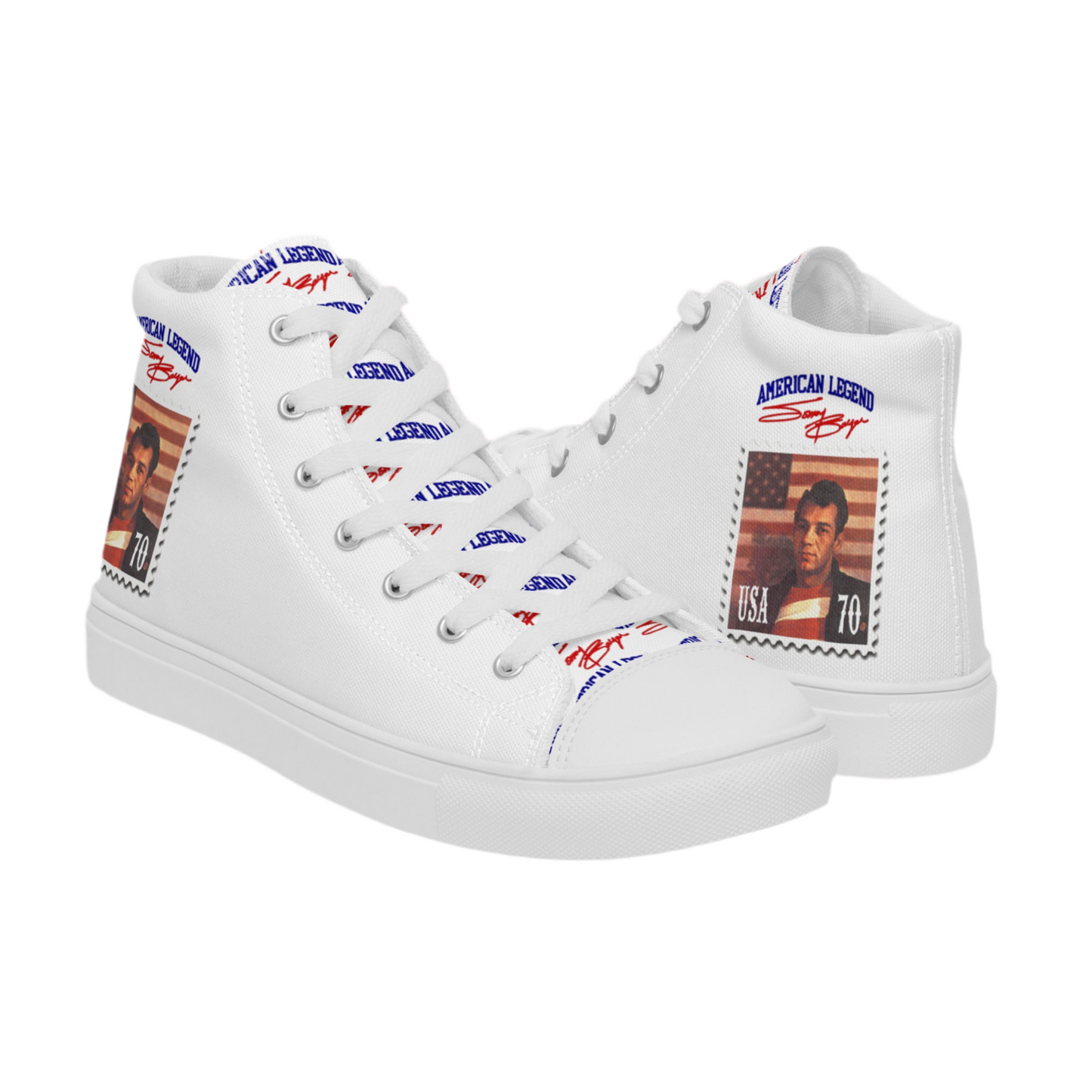 American Legend Sonny Barger -Men’s high top canvas shoes