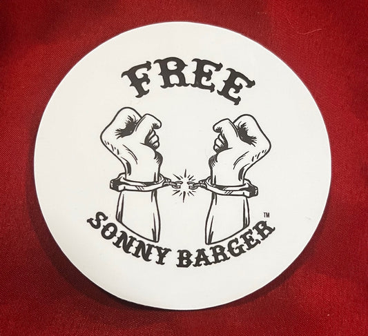 FREE SONNY BARGER- STICKER