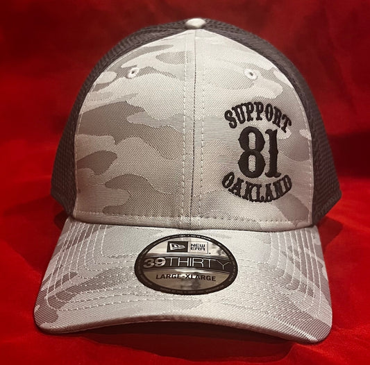 LIGHT GREY CAMO OAKLAND SUPPORT 81 2023 Stretch Fit