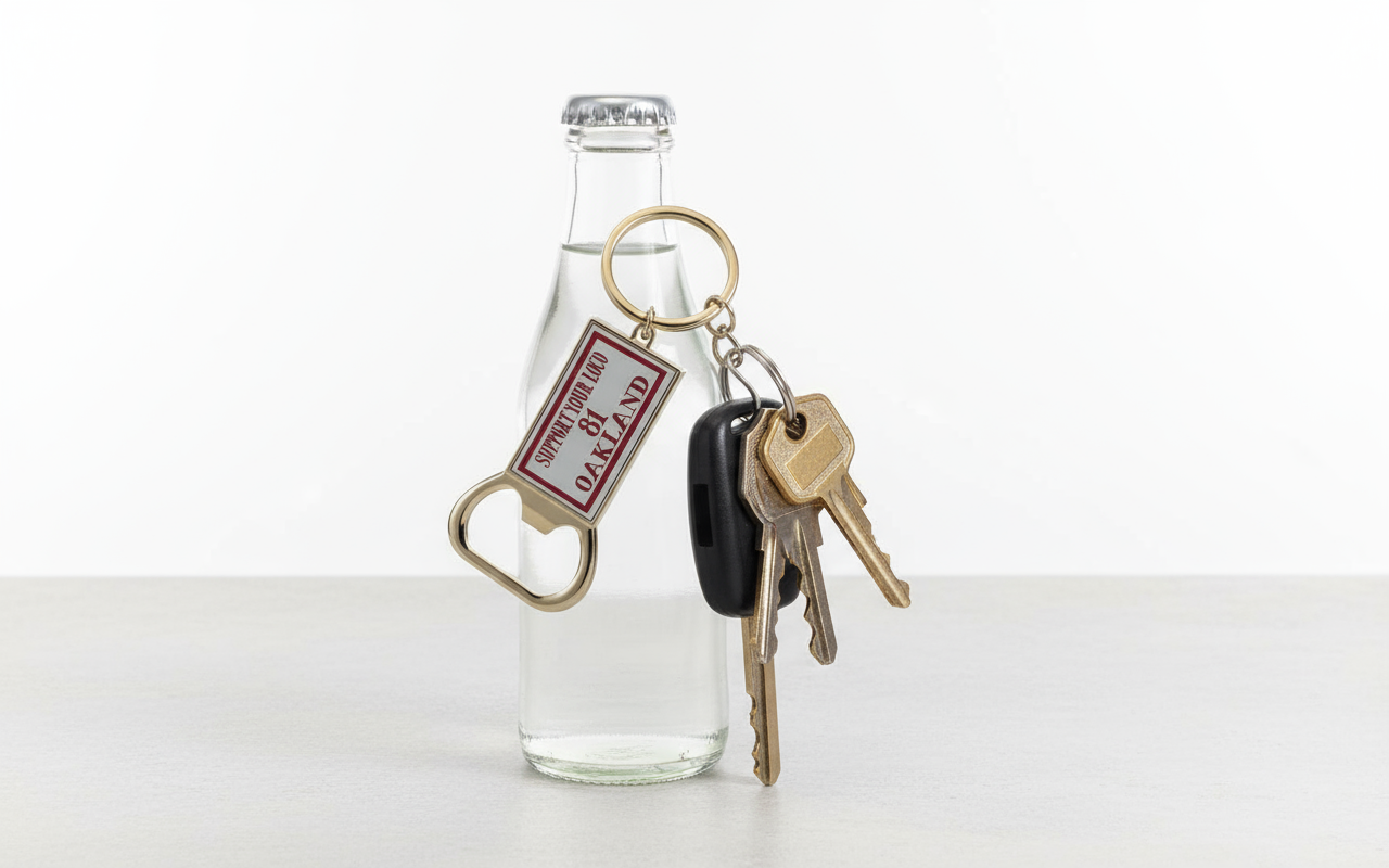 Support Oakland Bottle Opener Keychains- (3 Options)