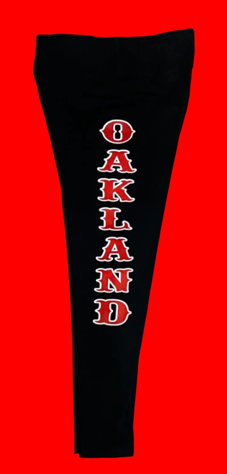 Oakland Support-Sports leggings