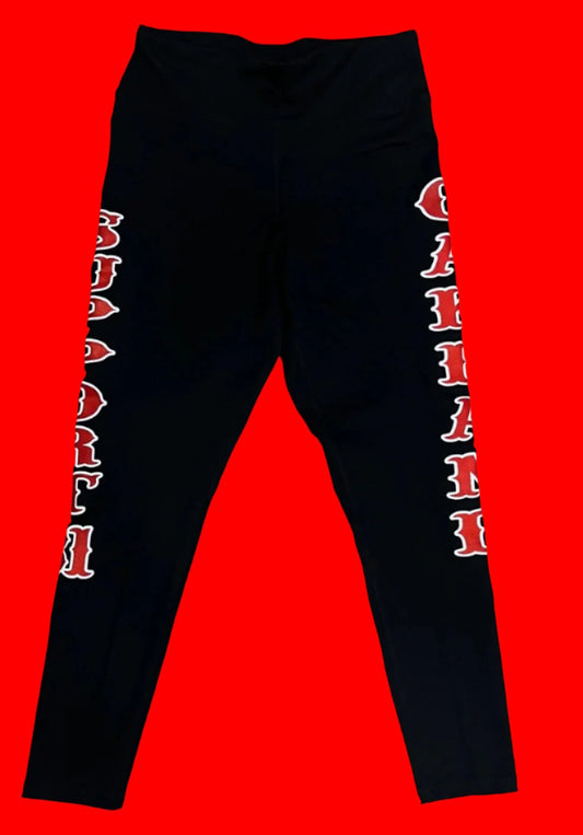 Oakland Support-Sports leggings