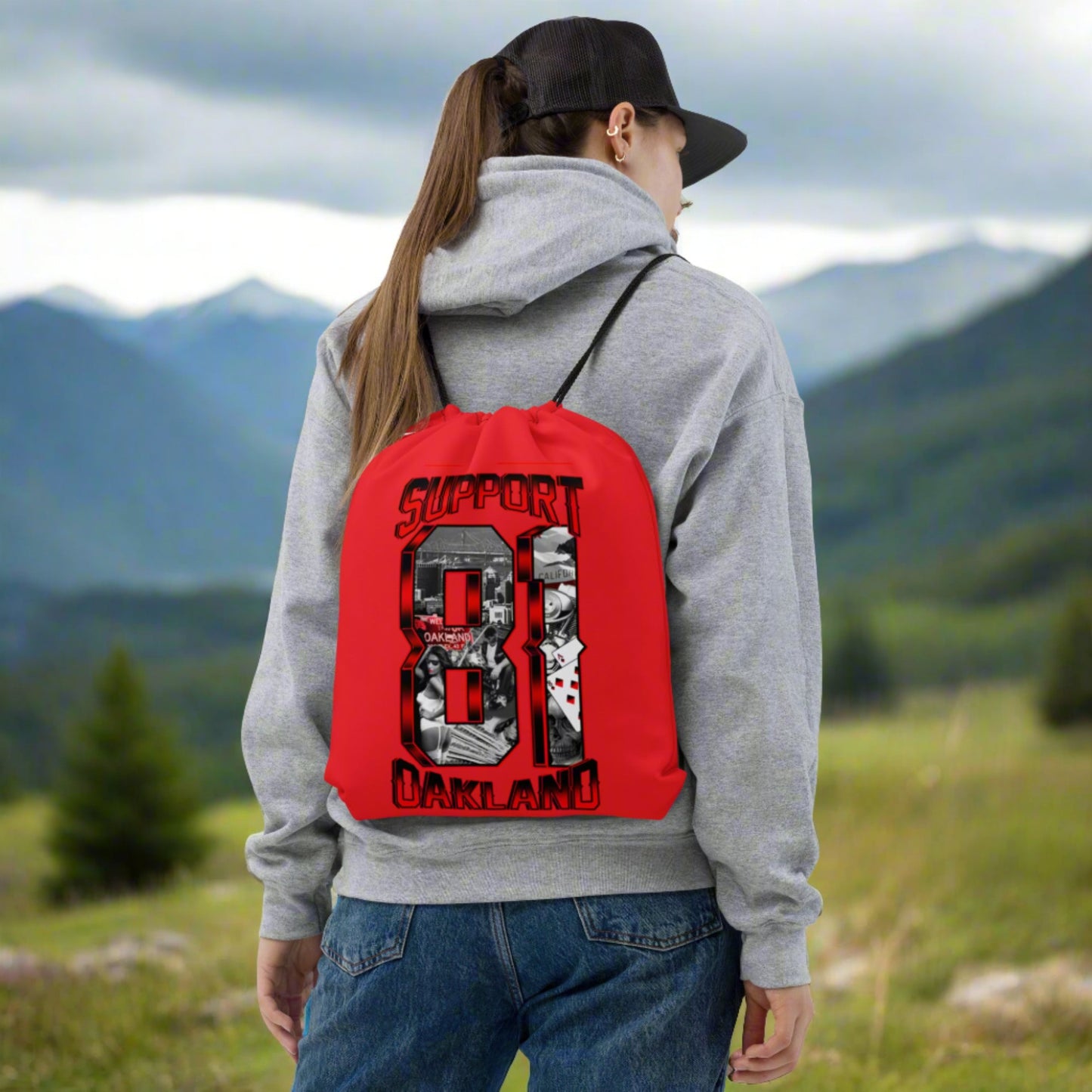 Support 81 Oakland -Drawstring bag