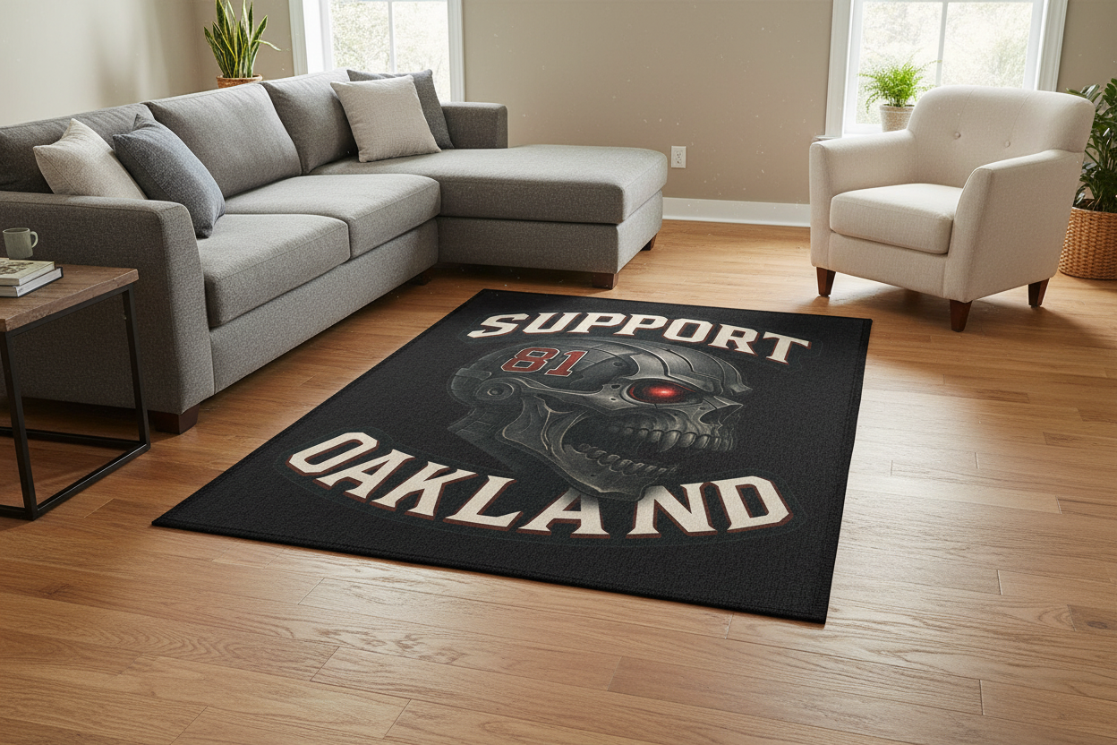 Support Oakland- Area rug