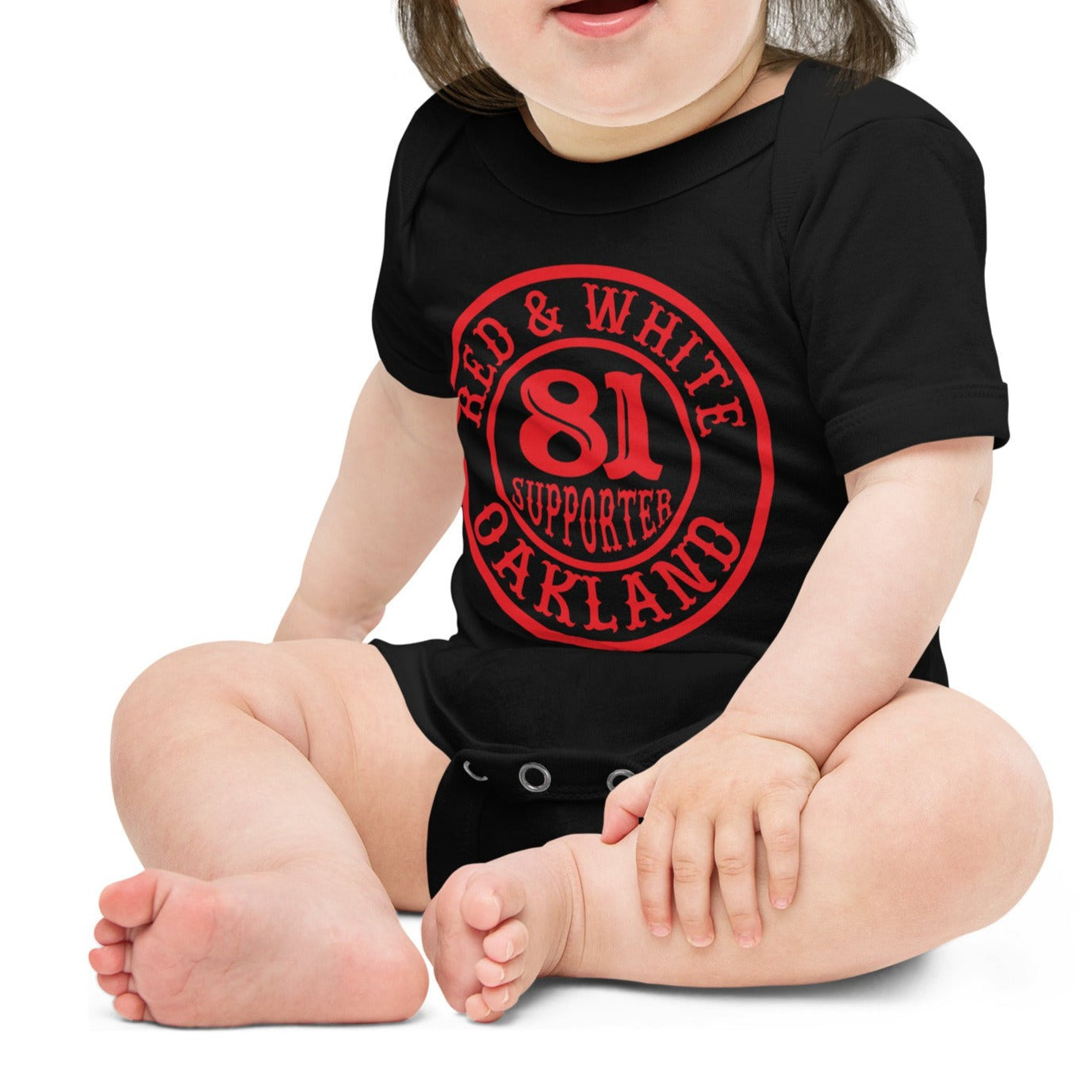 Support 81 Oakland -Baby short sleeve one piece