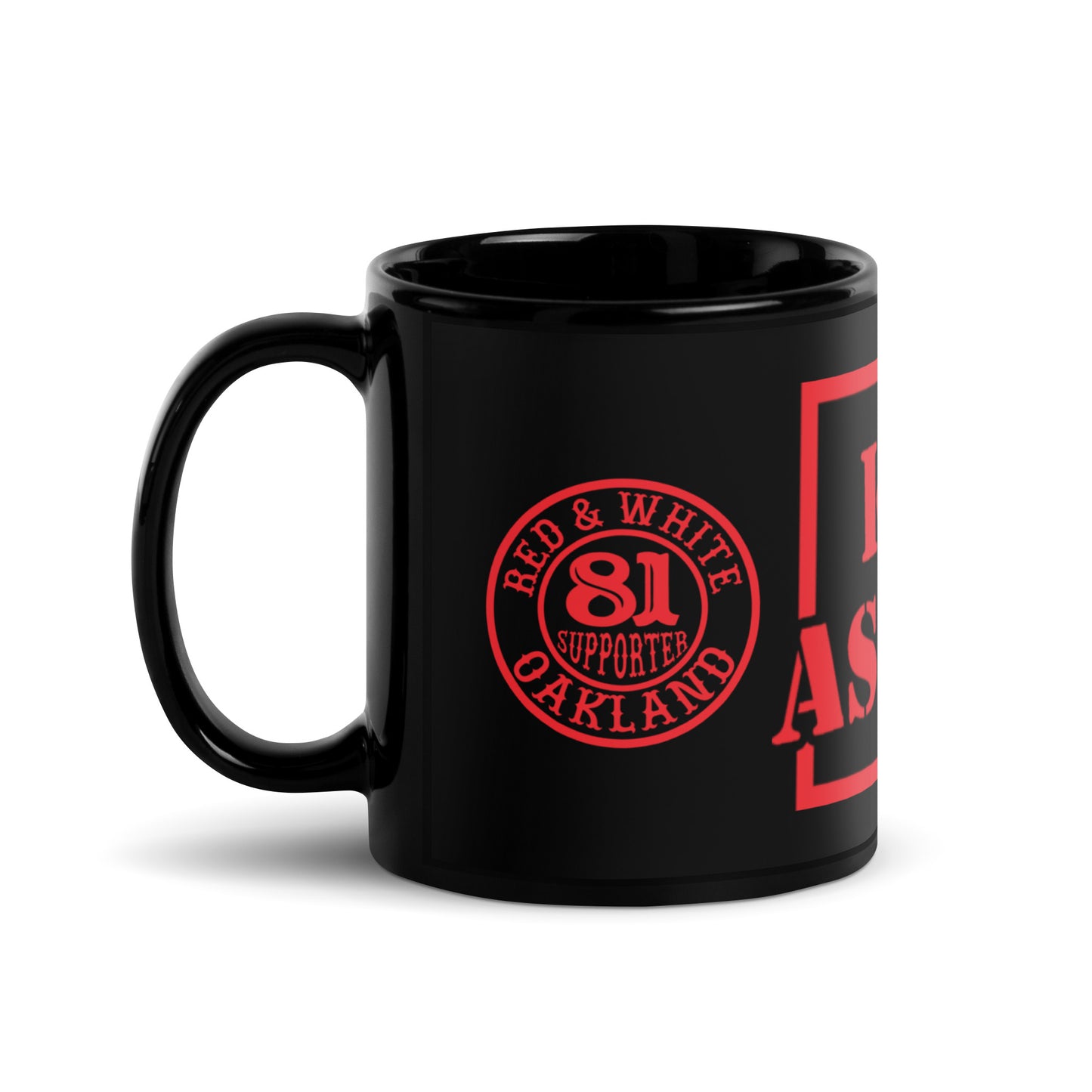 Support 81 Oakland -Black Glossy Mug