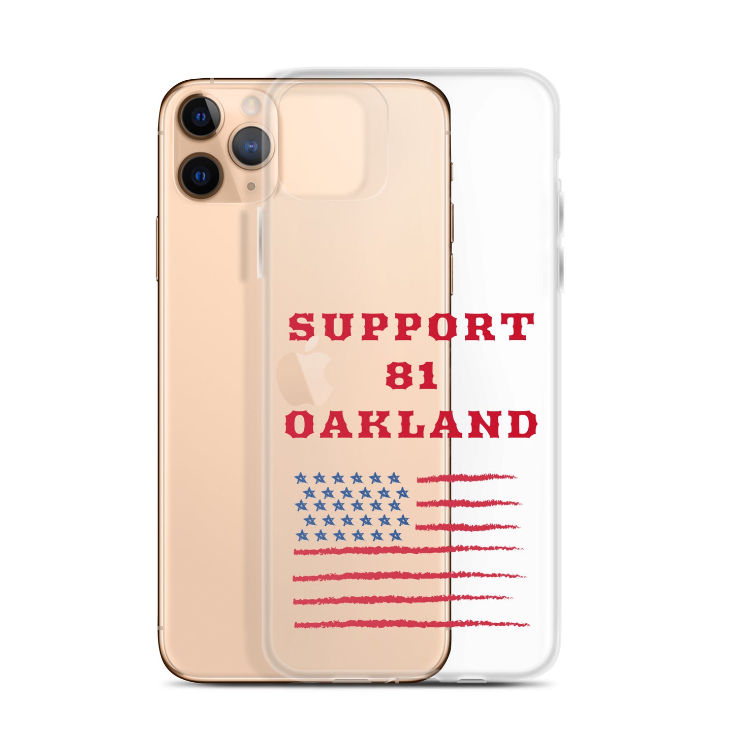 Support 81 Oakland-Clear Case for iPhone®