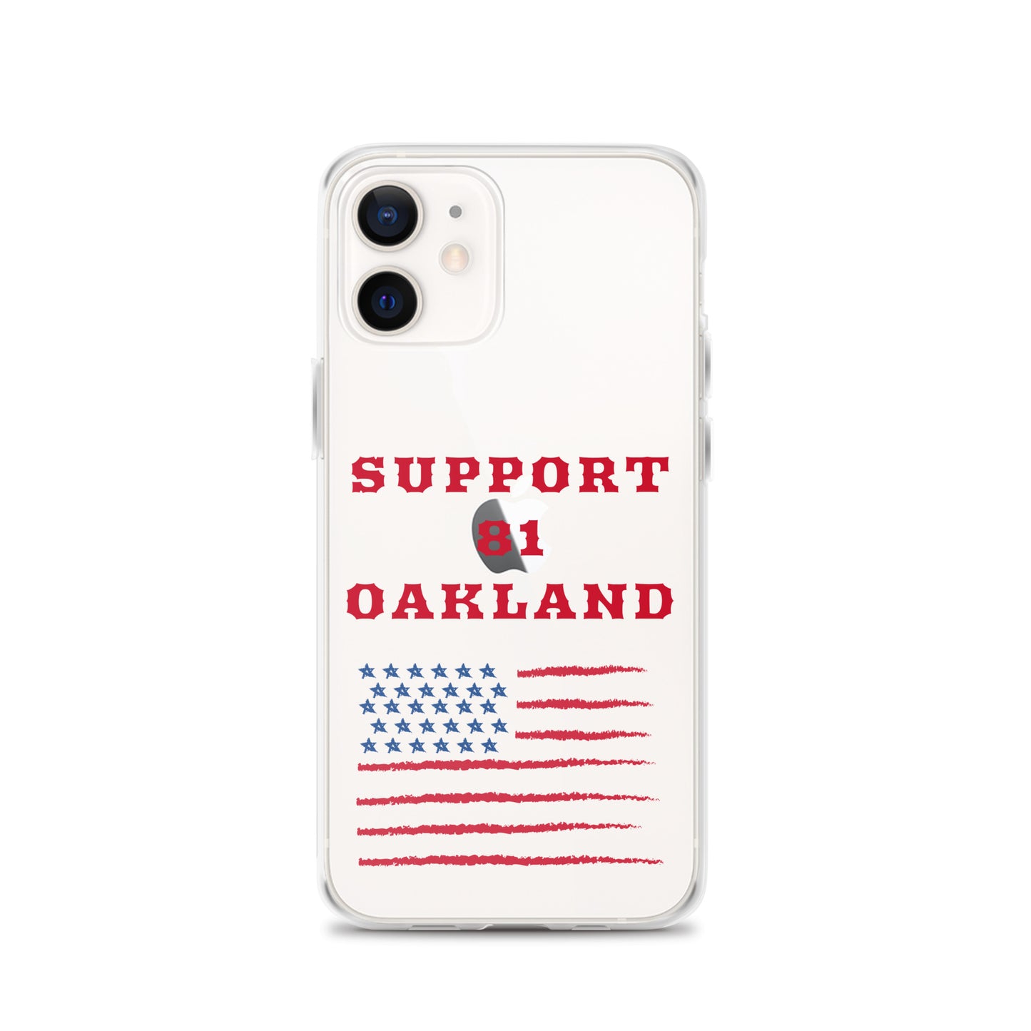 Support 81 Oakland-Clear Case for iPhone®