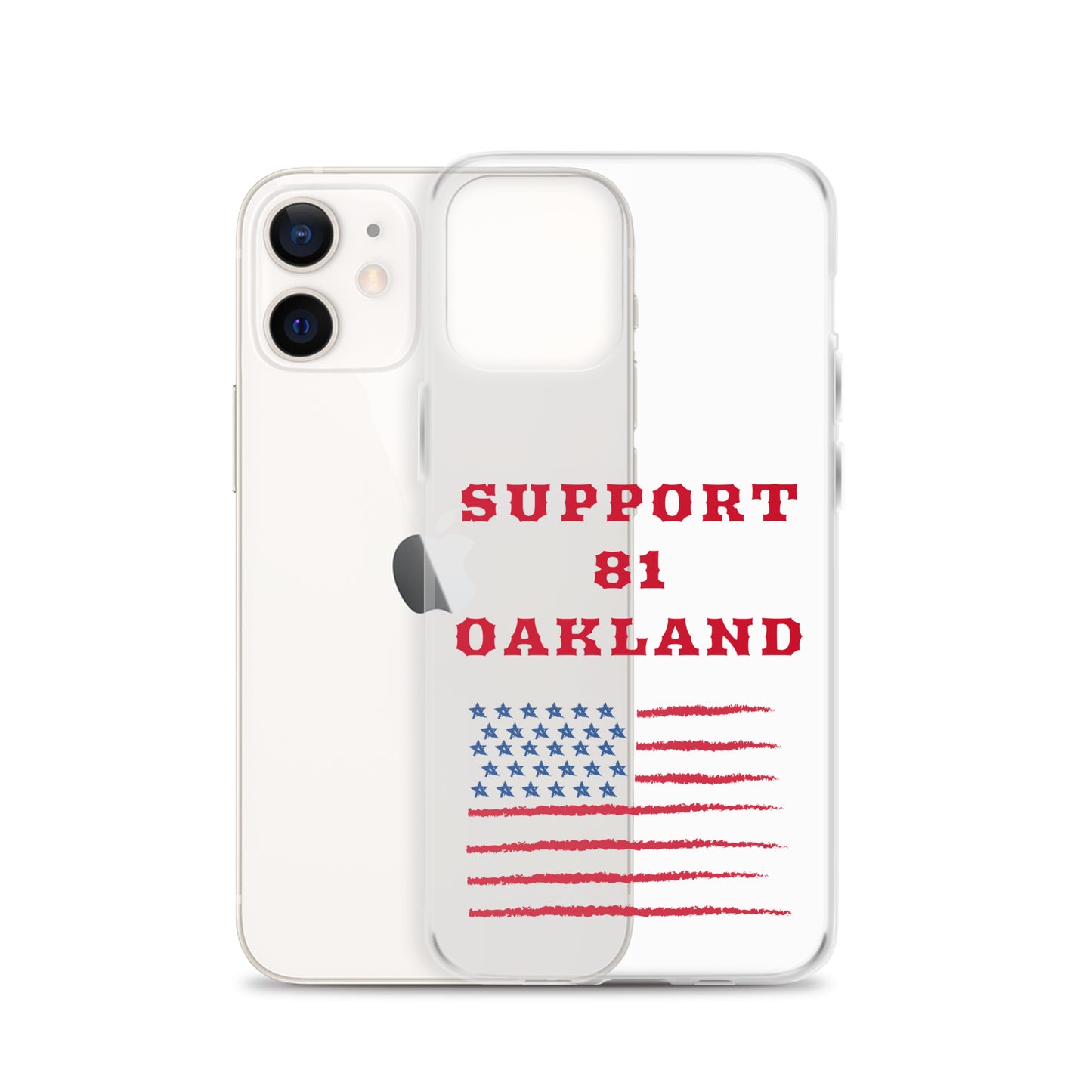 Support 81 Oakland-Clear Case for iPhone®