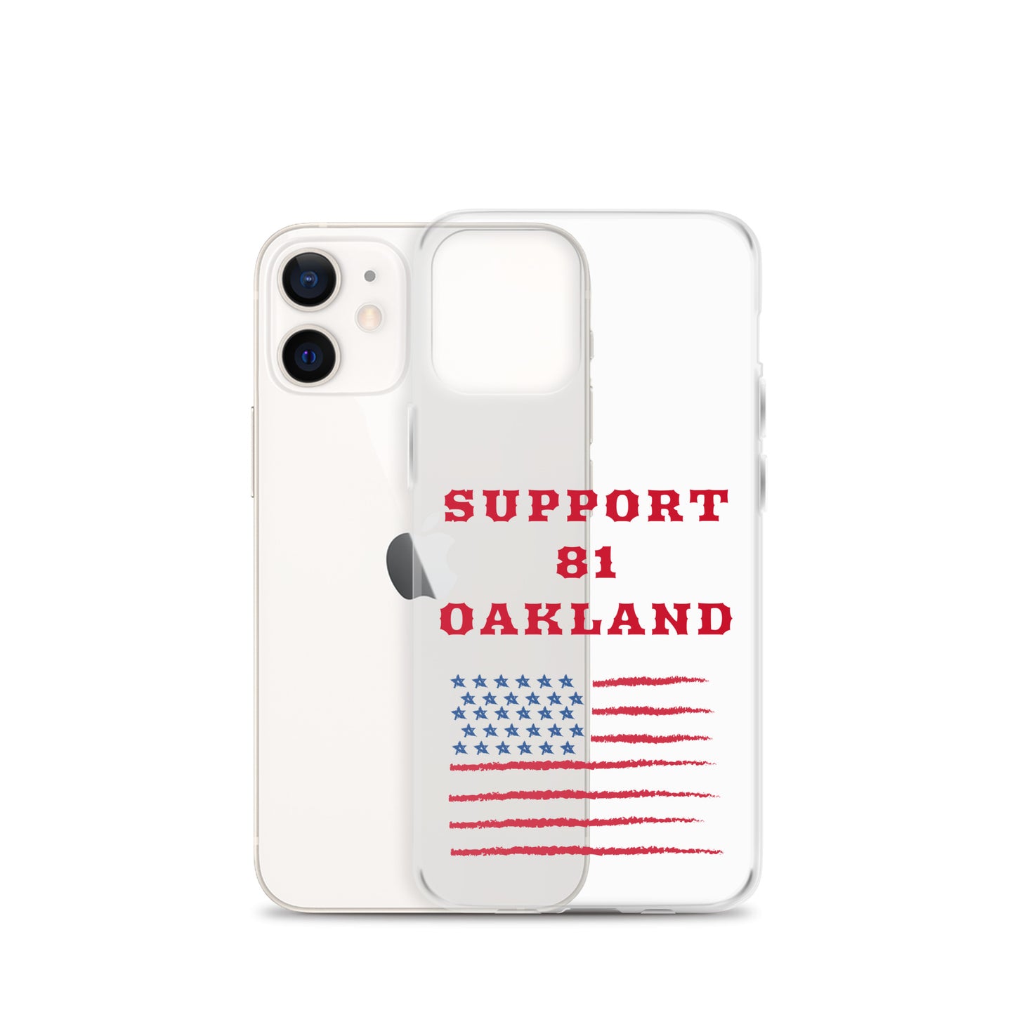 Support 81 Oakland-Clear Case for iPhone®