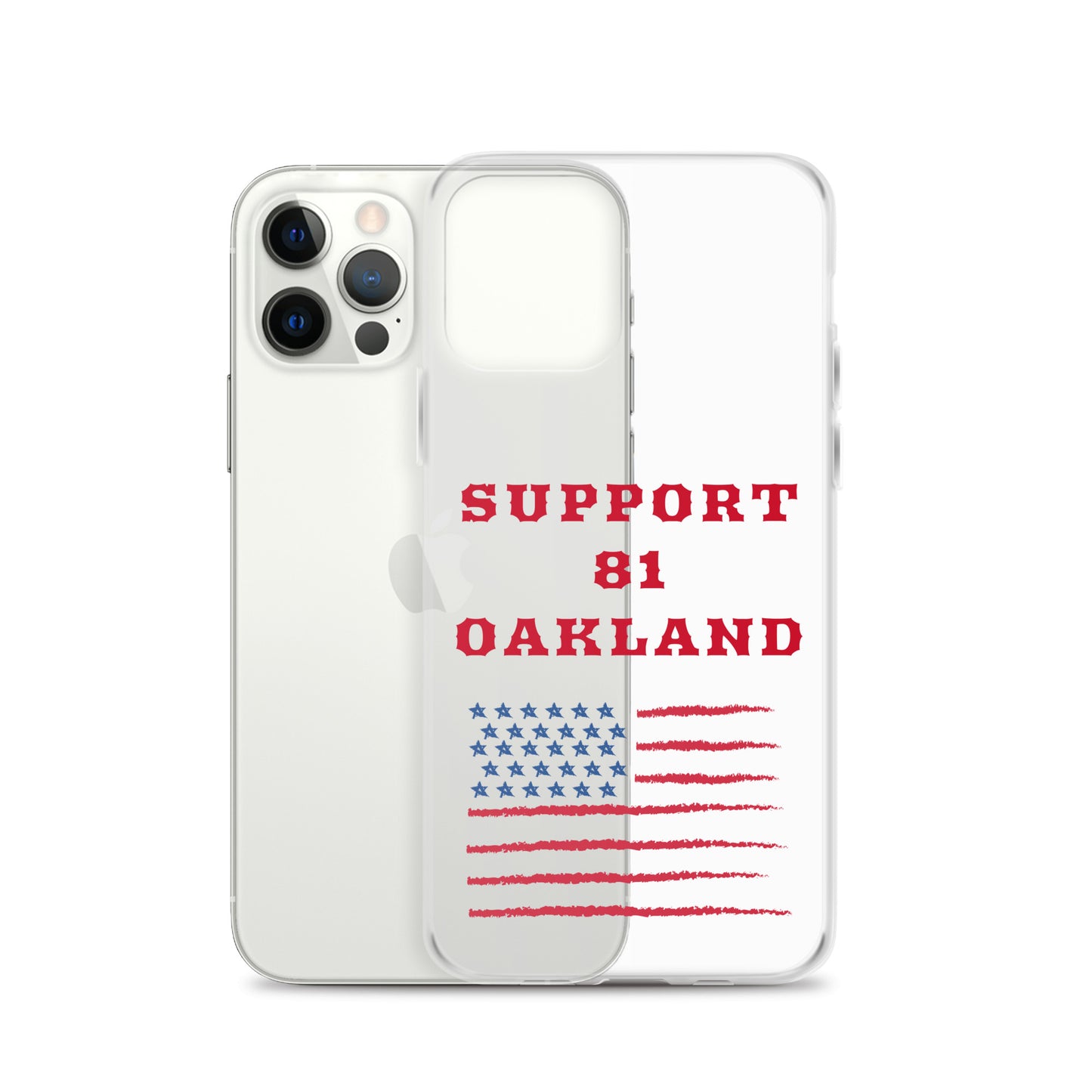 Support 81 Oakland-Clear Case for iPhone®