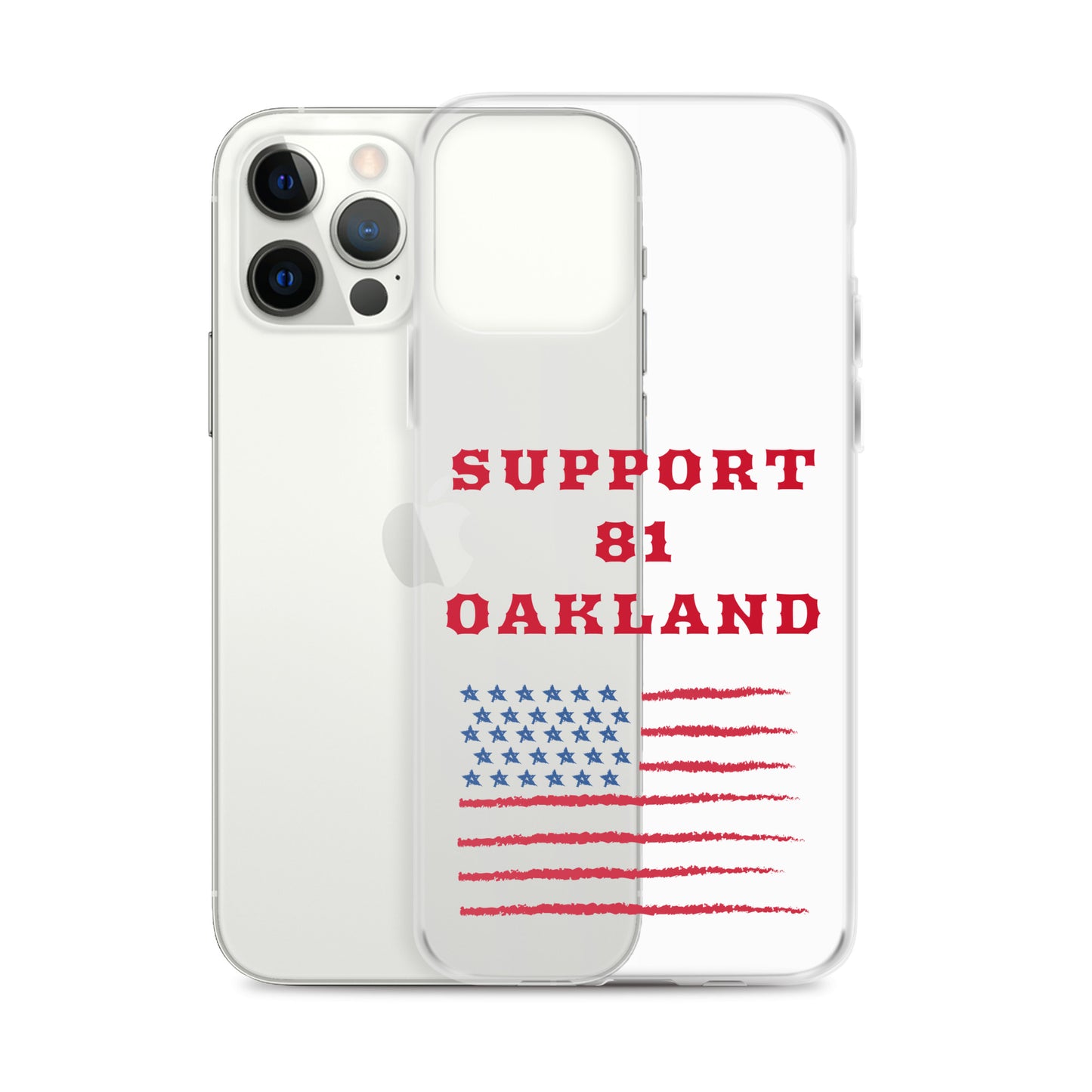 Support 81 Oakland-Clear Case for iPhone®