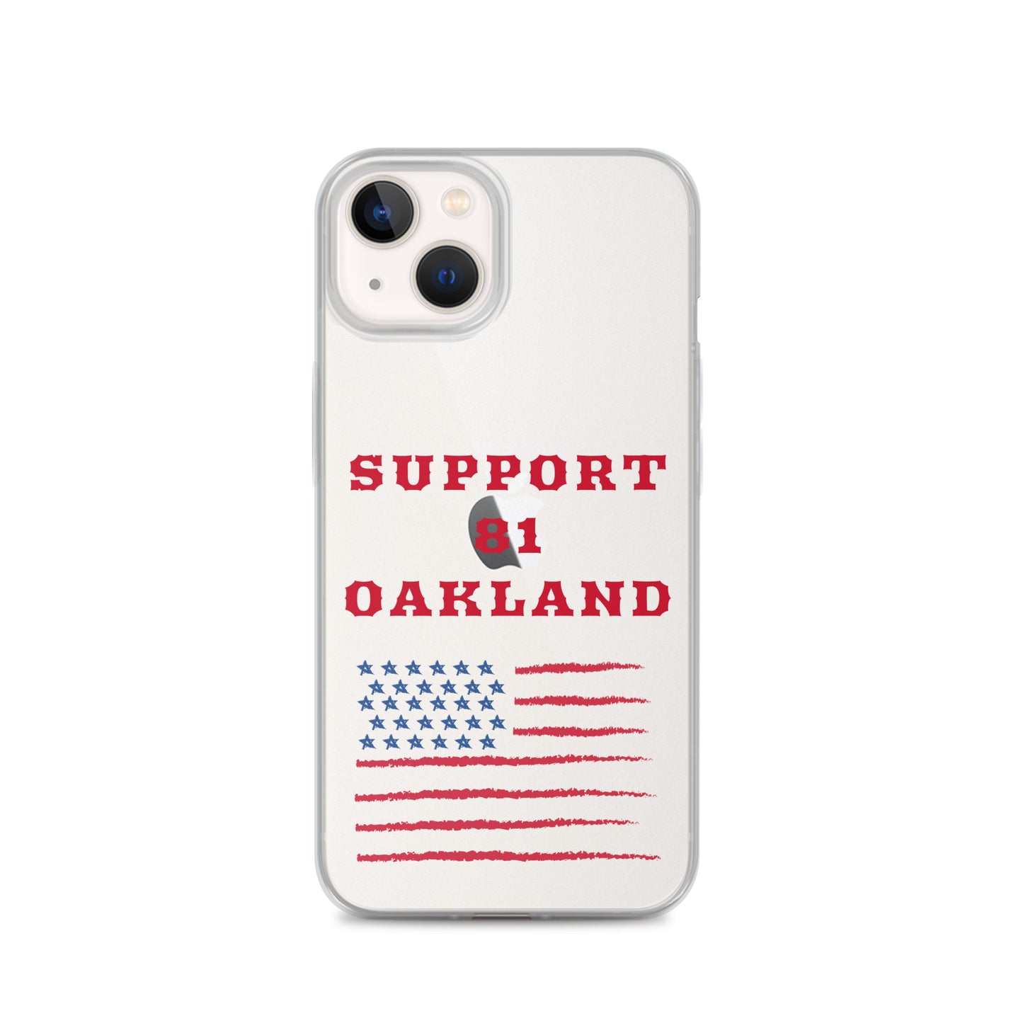 Support 81 Oakland-Clear Case for iPhone®