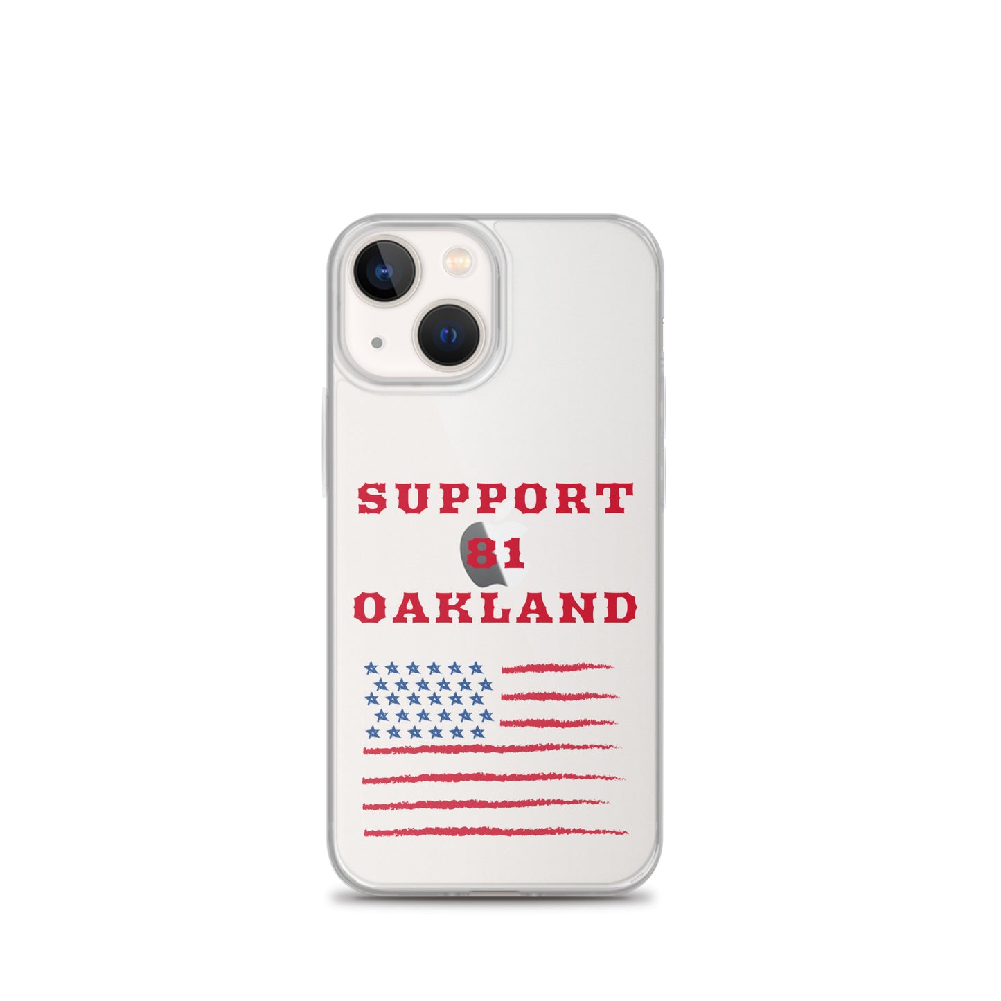 Support 81 Oakland-Clear Case for iPhone®