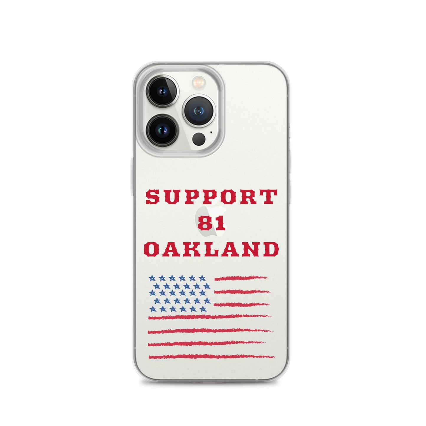 Support 81 Oakland-Clear Case for iPhone®