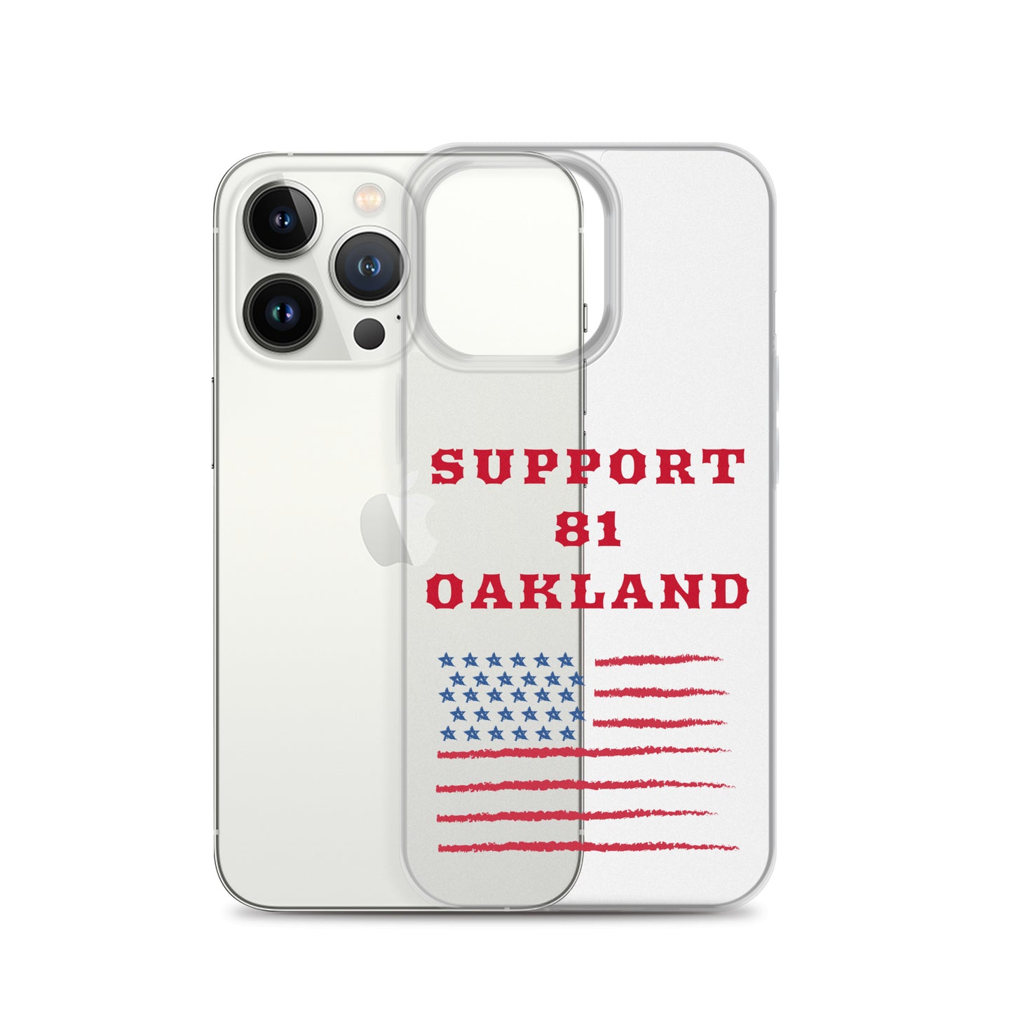 Support 81 Oakland-Clear Case for iPhone®