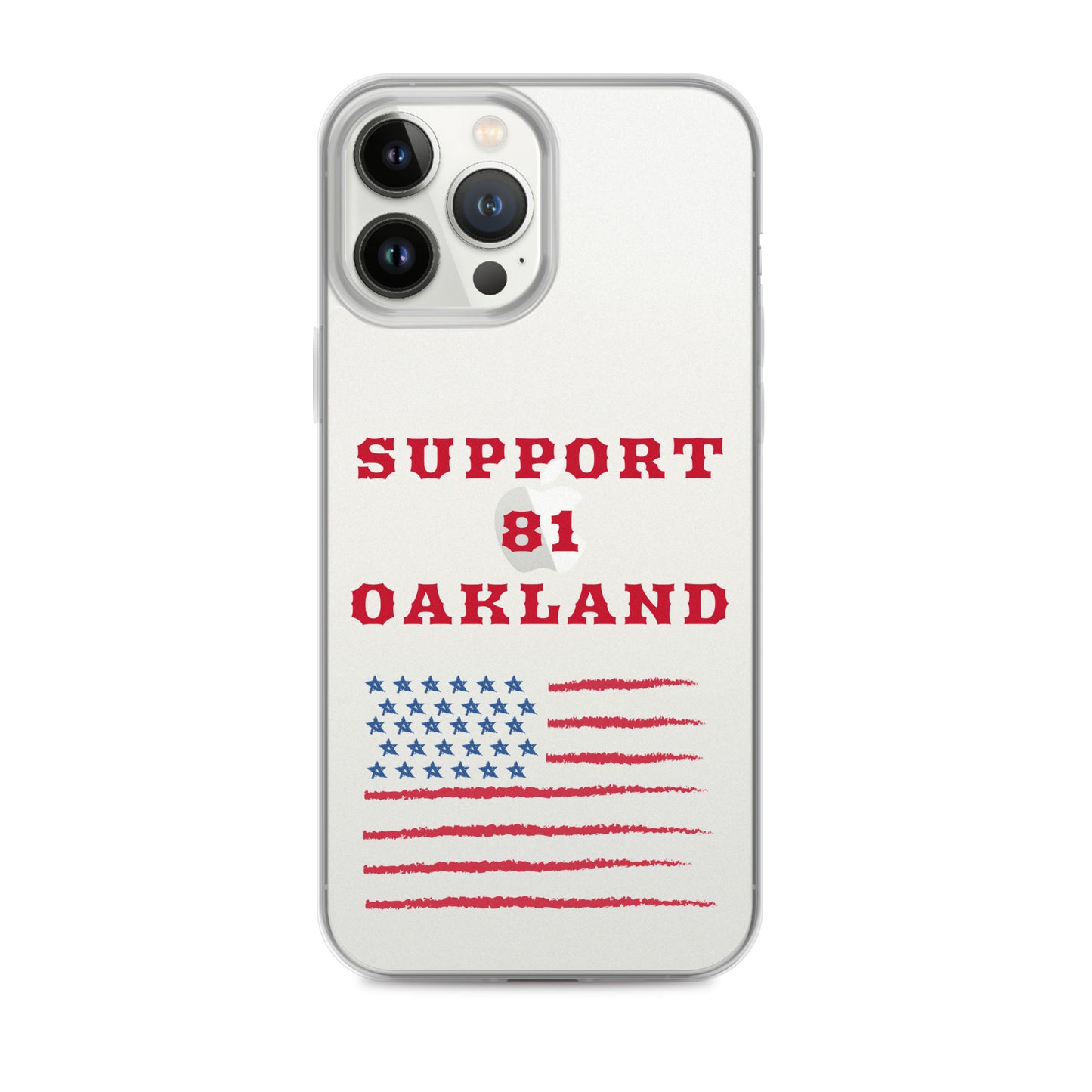 Support 81 Oakland-Clear Case for iPhone®