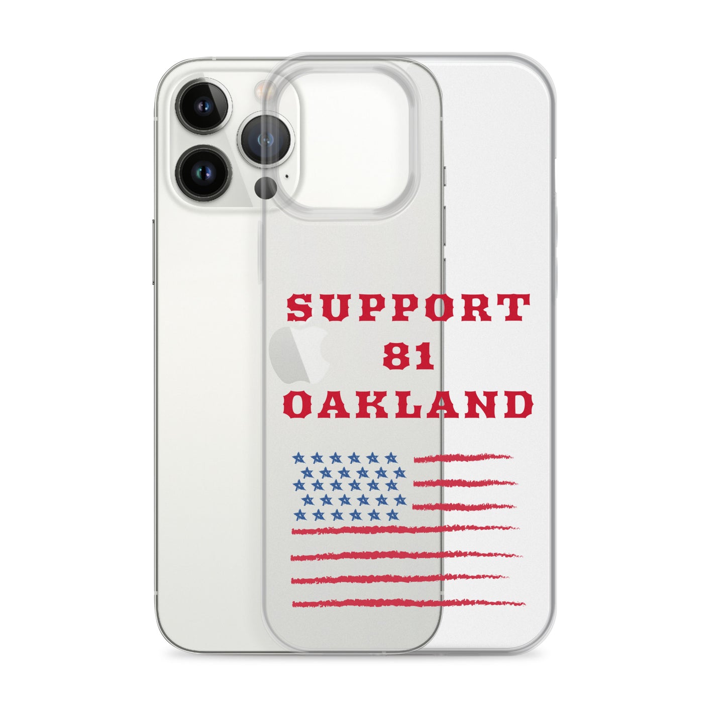 Support 81 Oakland-Clear Case for iPhone®