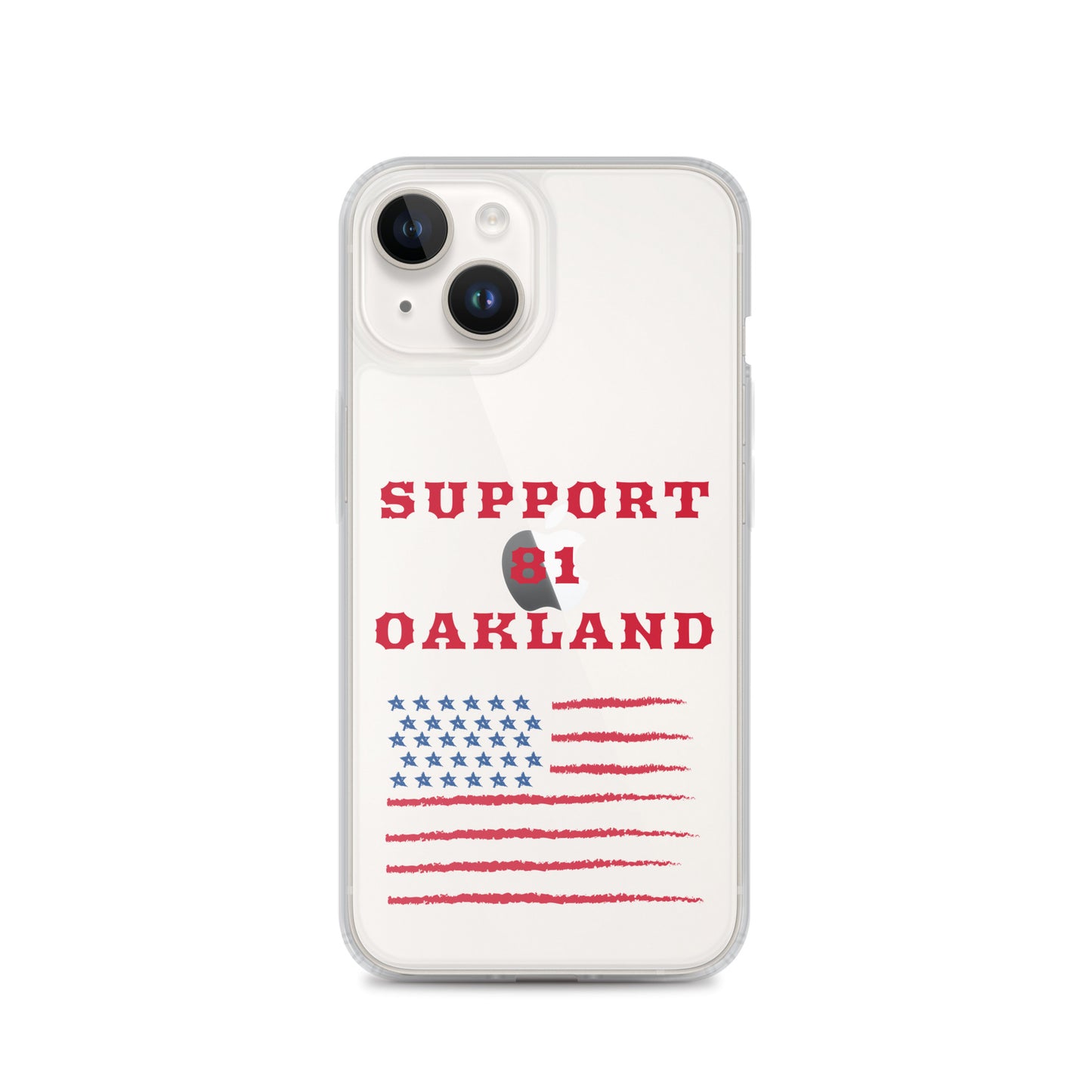 Support 81 Oakland-Clear Case for iPhone®