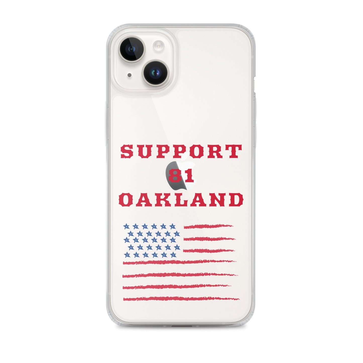 Support 81 Oakland-Clear Case for iPhone®