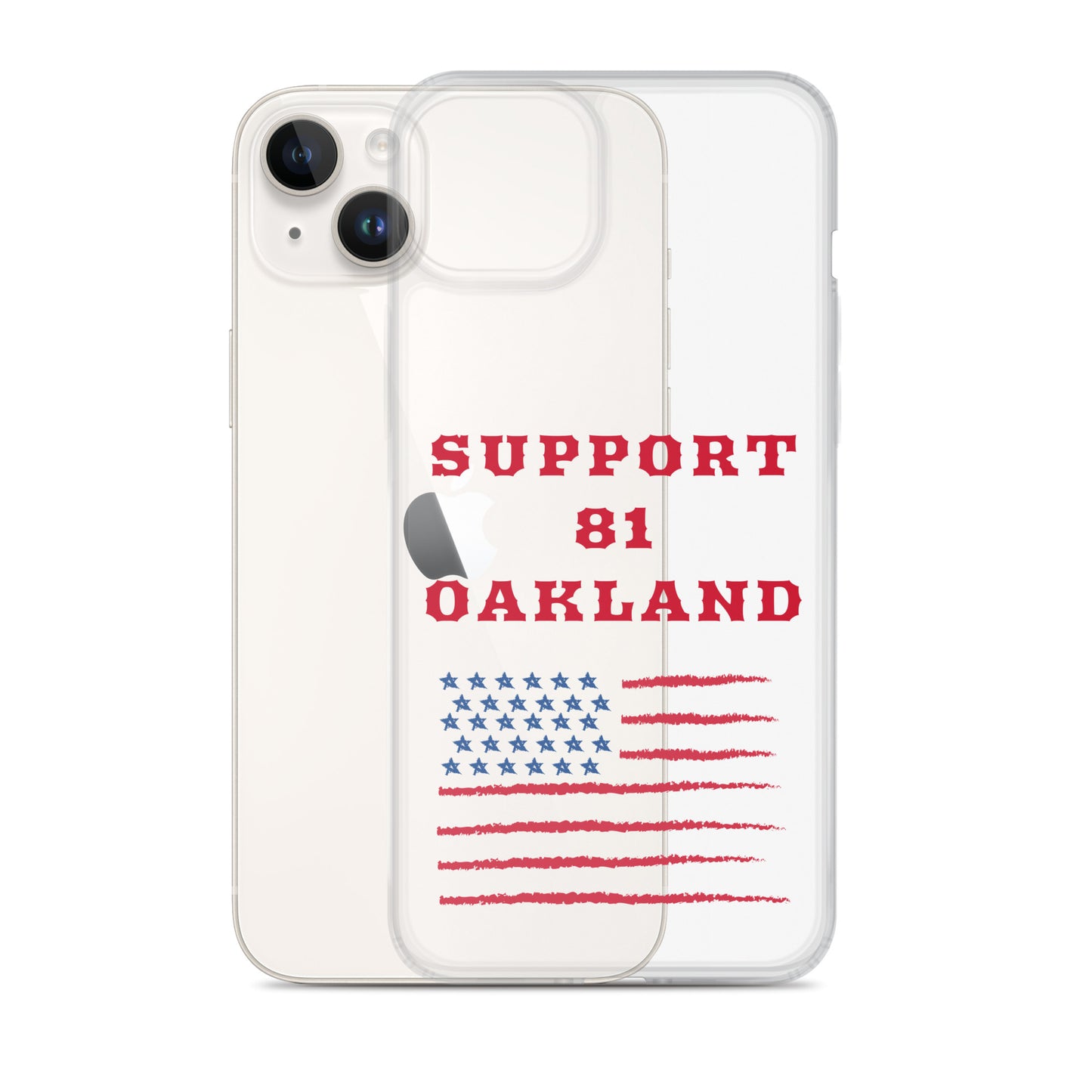 Support 81 Oakland-Clear Case for iPhone®