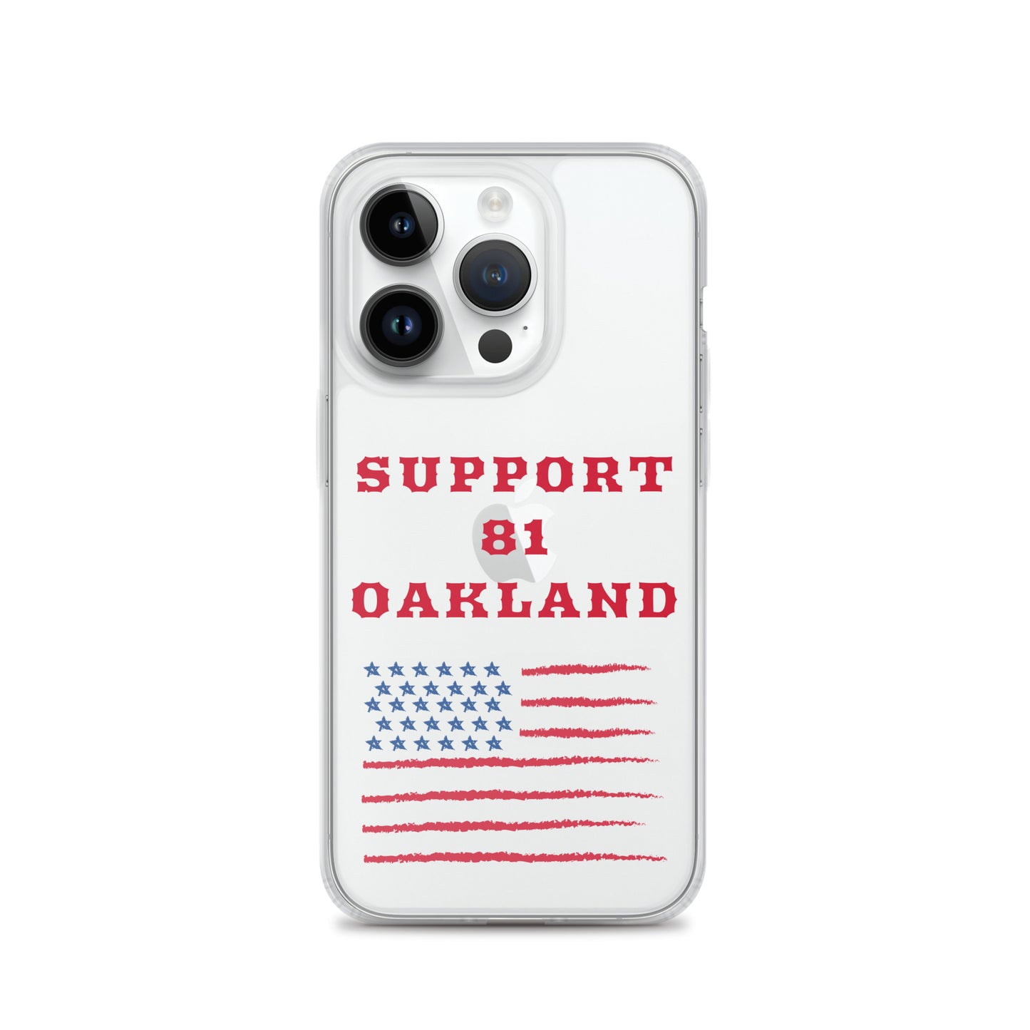 Support 81 Oakland-Clear Case for iPhone®