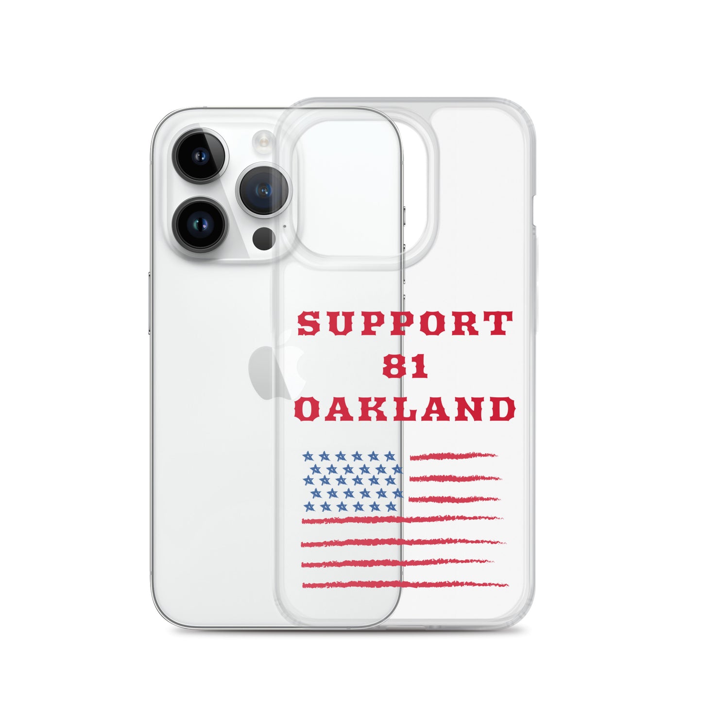 Support 81 Oakland-Clear Case for iPhone®