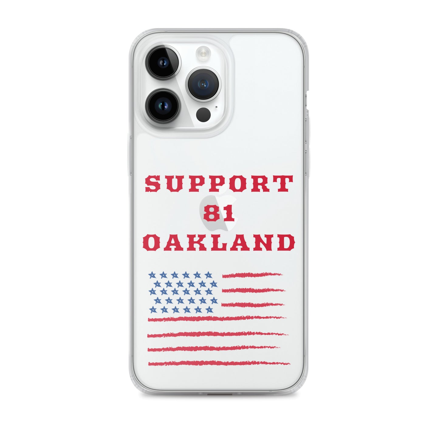 Support 81 Oakland-Clear Case for iPhone®