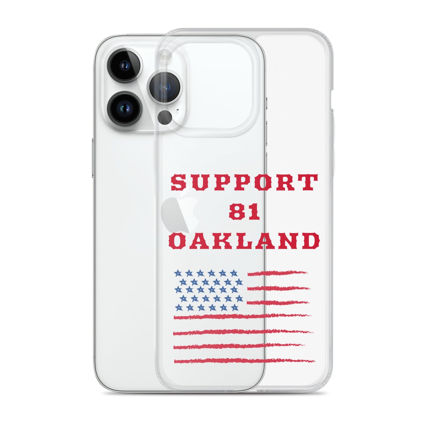 Support 81 Oakland-Clear Case for iPhone®