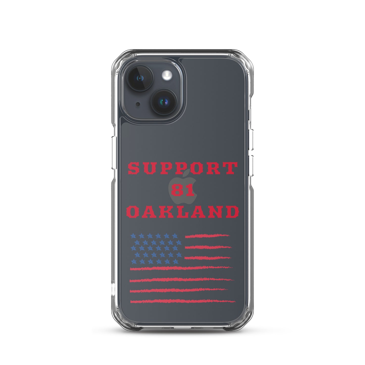 Support 81 Oakland-Clear Case for iPhone®