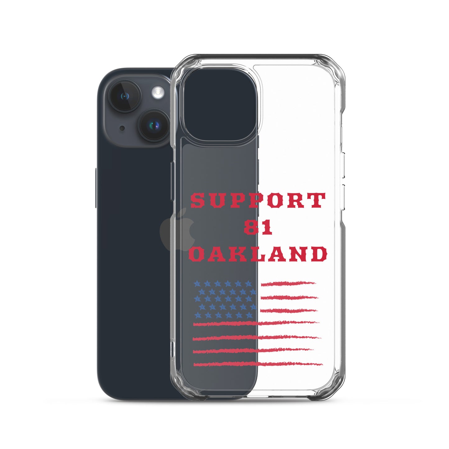 Support 81 Oakland-Clear Case for iPhone®