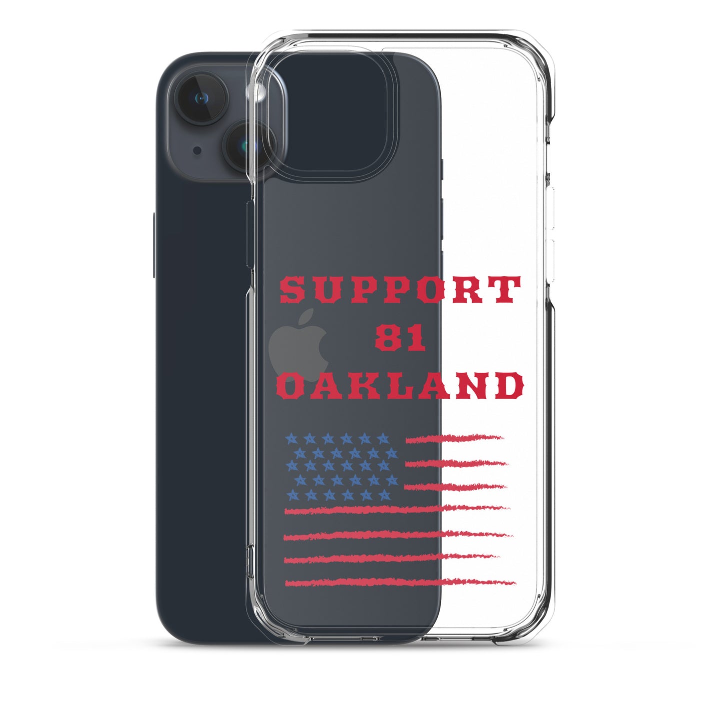 Support 81 Oakland-Clear Case for iPhone®