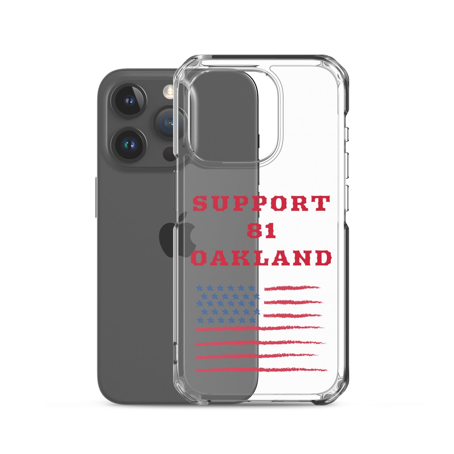 Support 81 Oakland-Clear Case for iPhone®