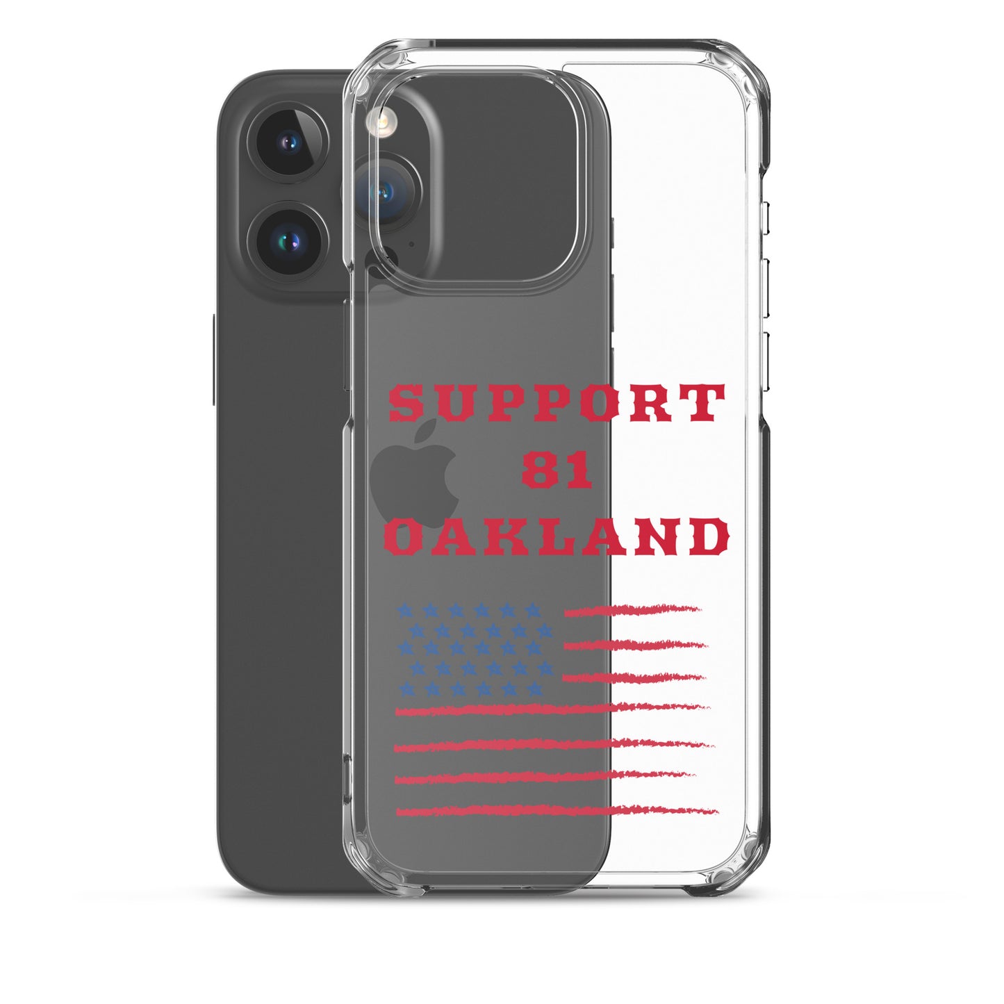 Support 81 Oakland-Clear Case for iPhone®