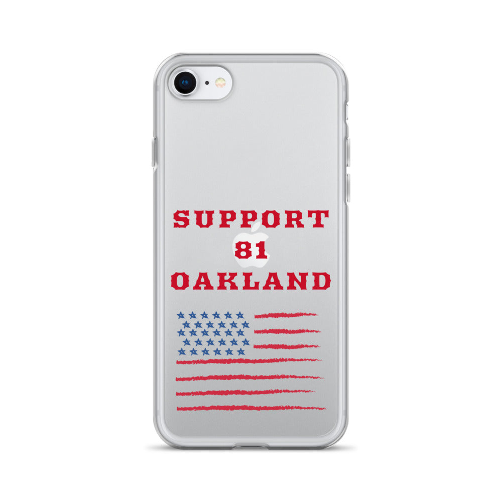 Support 81 Oakland-Clear Case for iPhone®