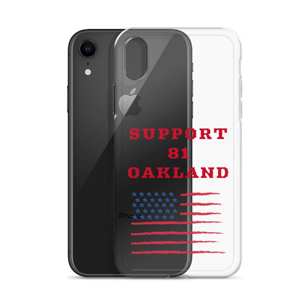 Support 81 Oakland-Clear Case for iPhone®