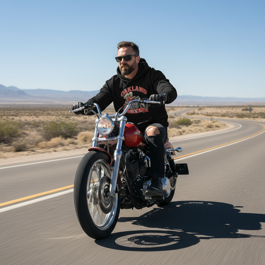 Support Oakland-Men’s box hoodie