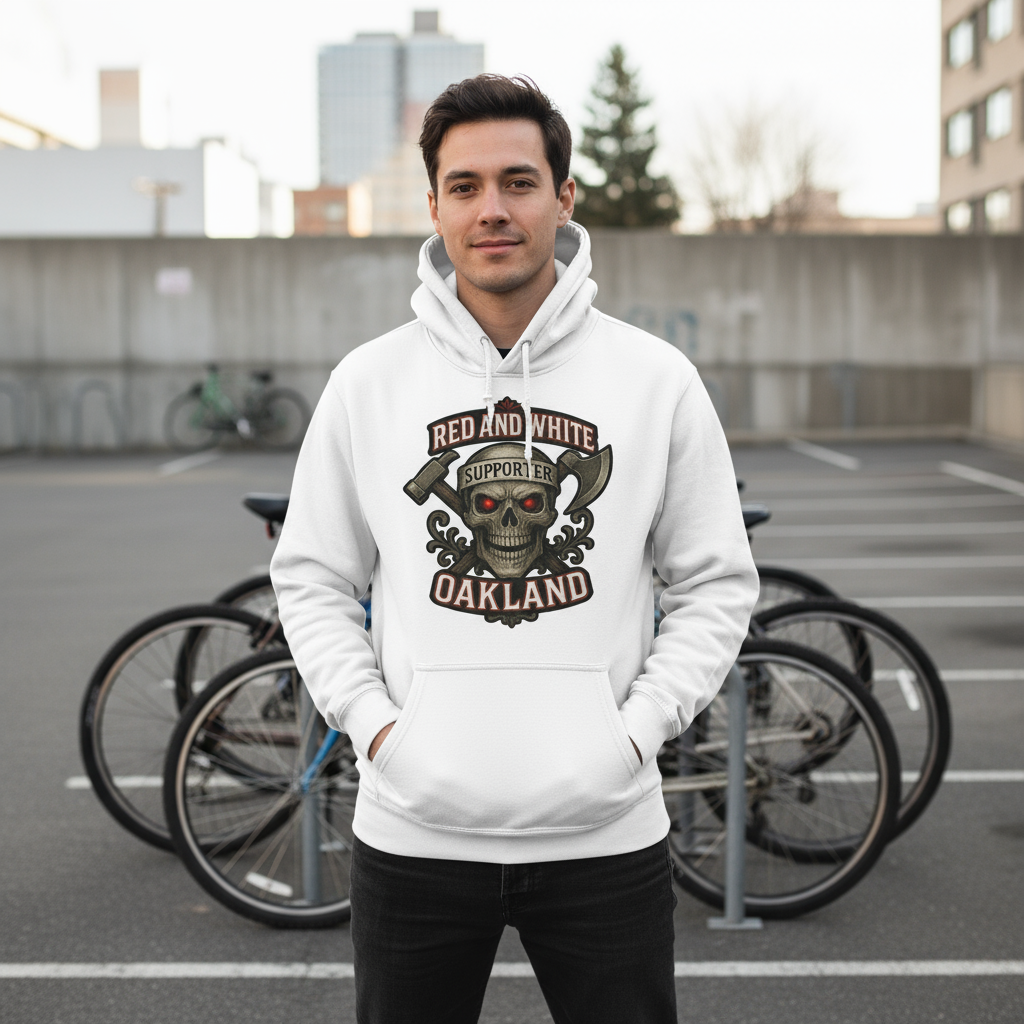 Support Oakland - Men’s box hoodie
