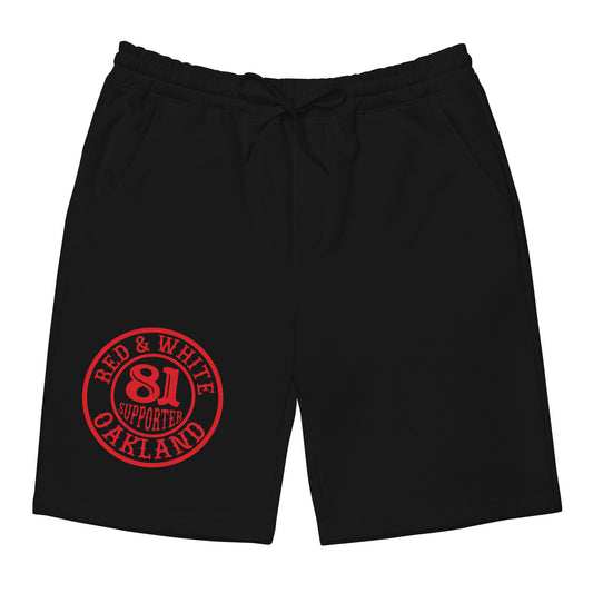 Support Oakland Men's fleece shorts