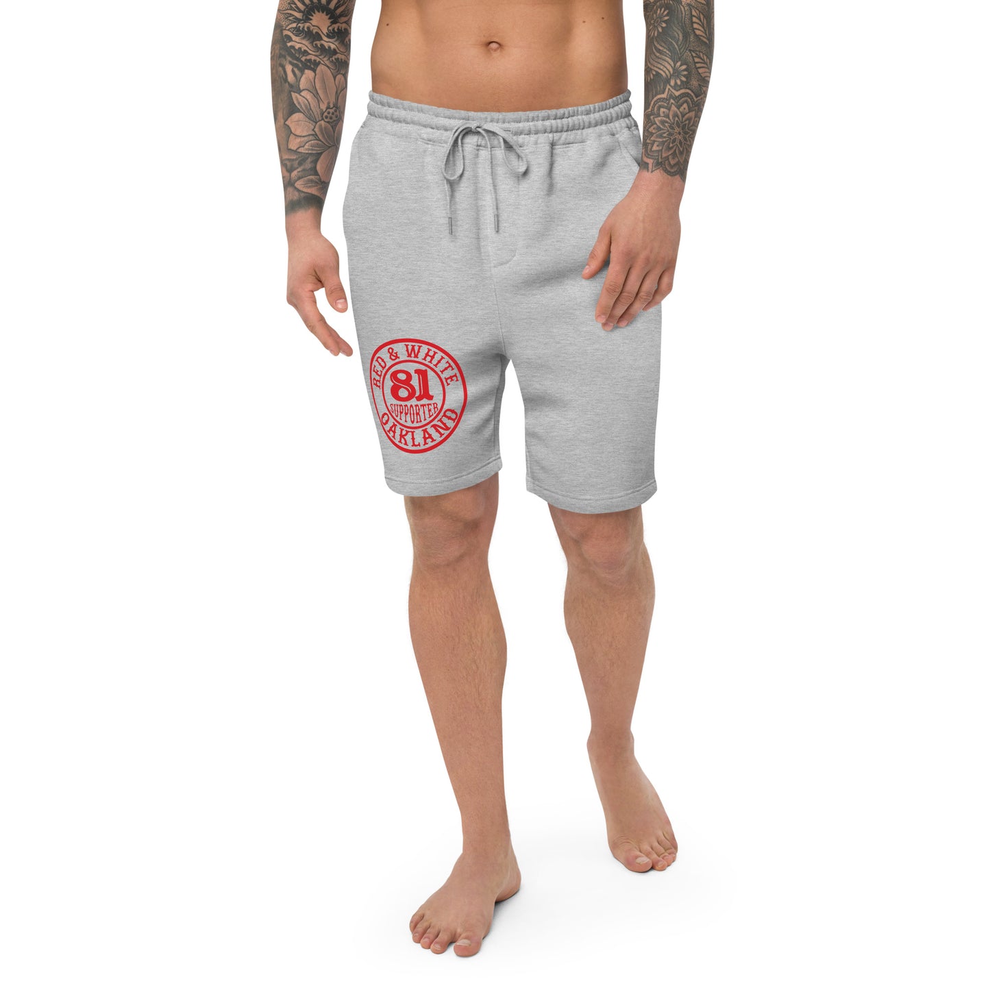 Support Oakland Men's fleece shorts