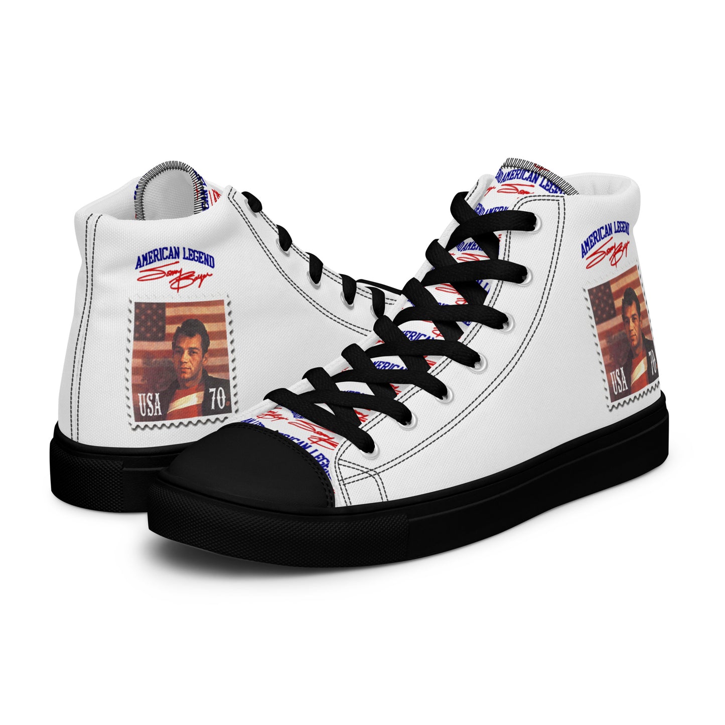 American Legend Sonny Barger -Men’s high top canvas shoes