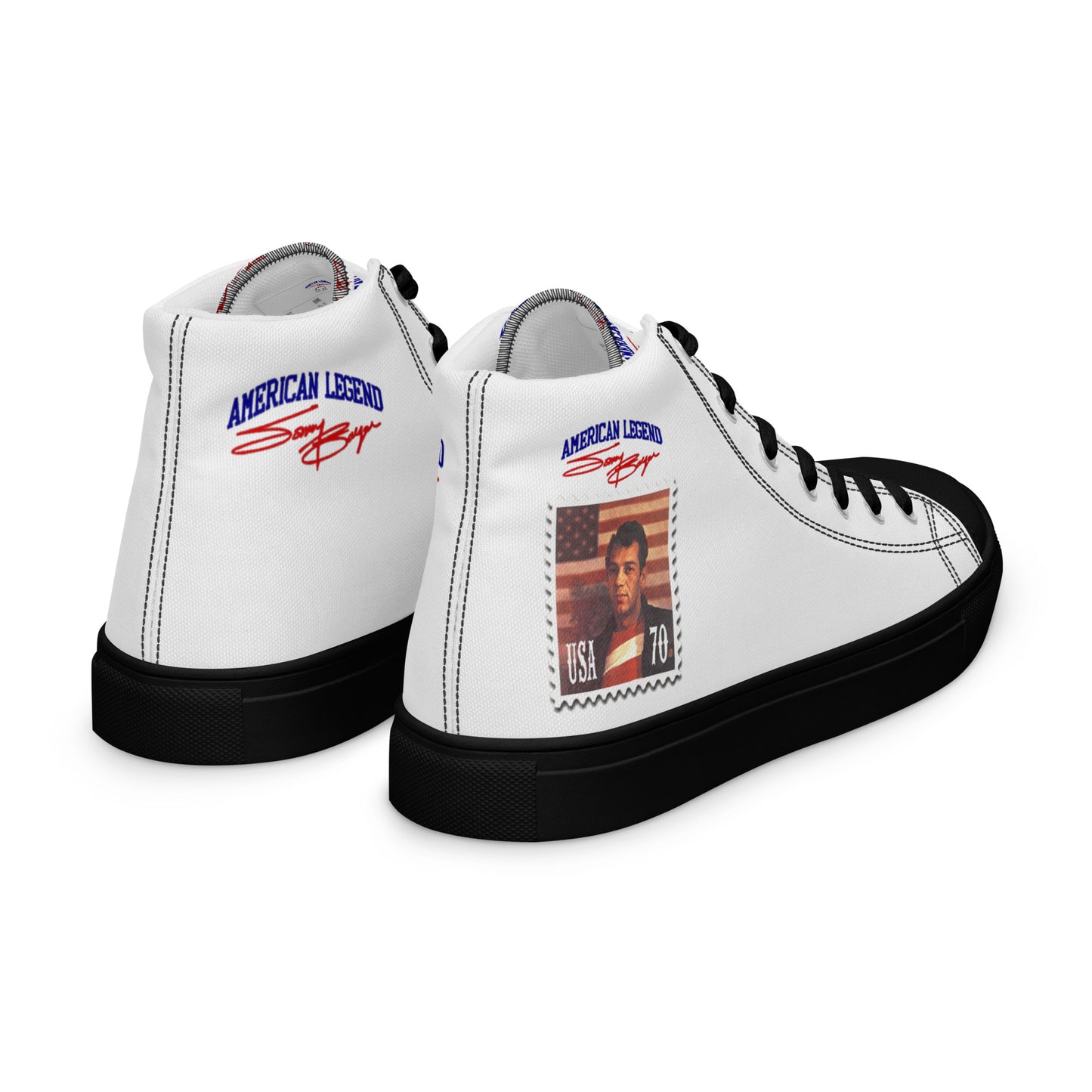 American Legend Sonny Barger -Men’s high top canvas shoes