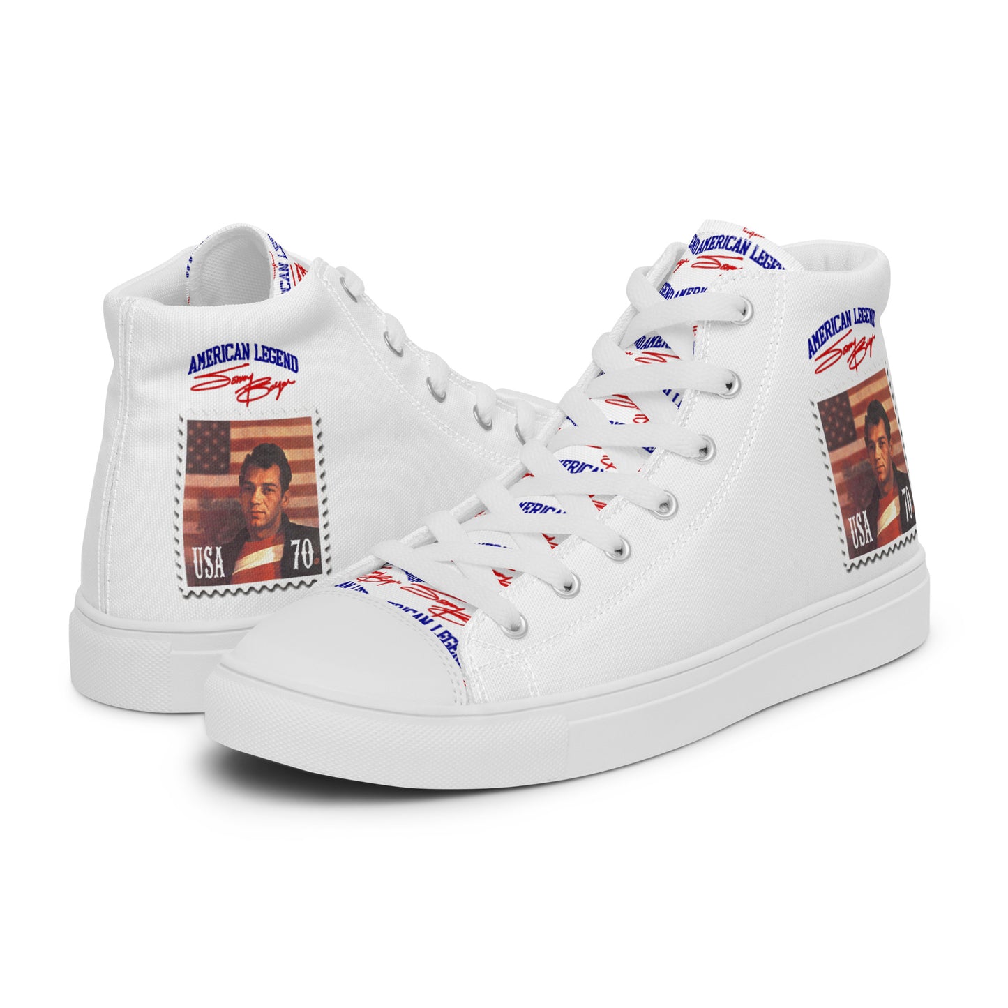 American Legend Sonny Barger -Men’s high top canvas shoes