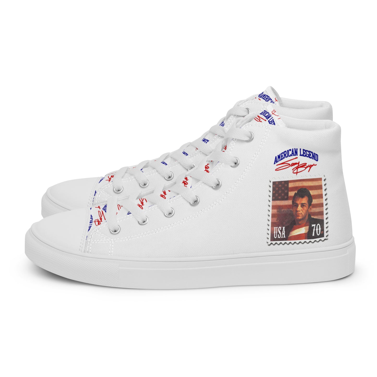 American Legend Sonny Barger -Men’s high top canvas shoes