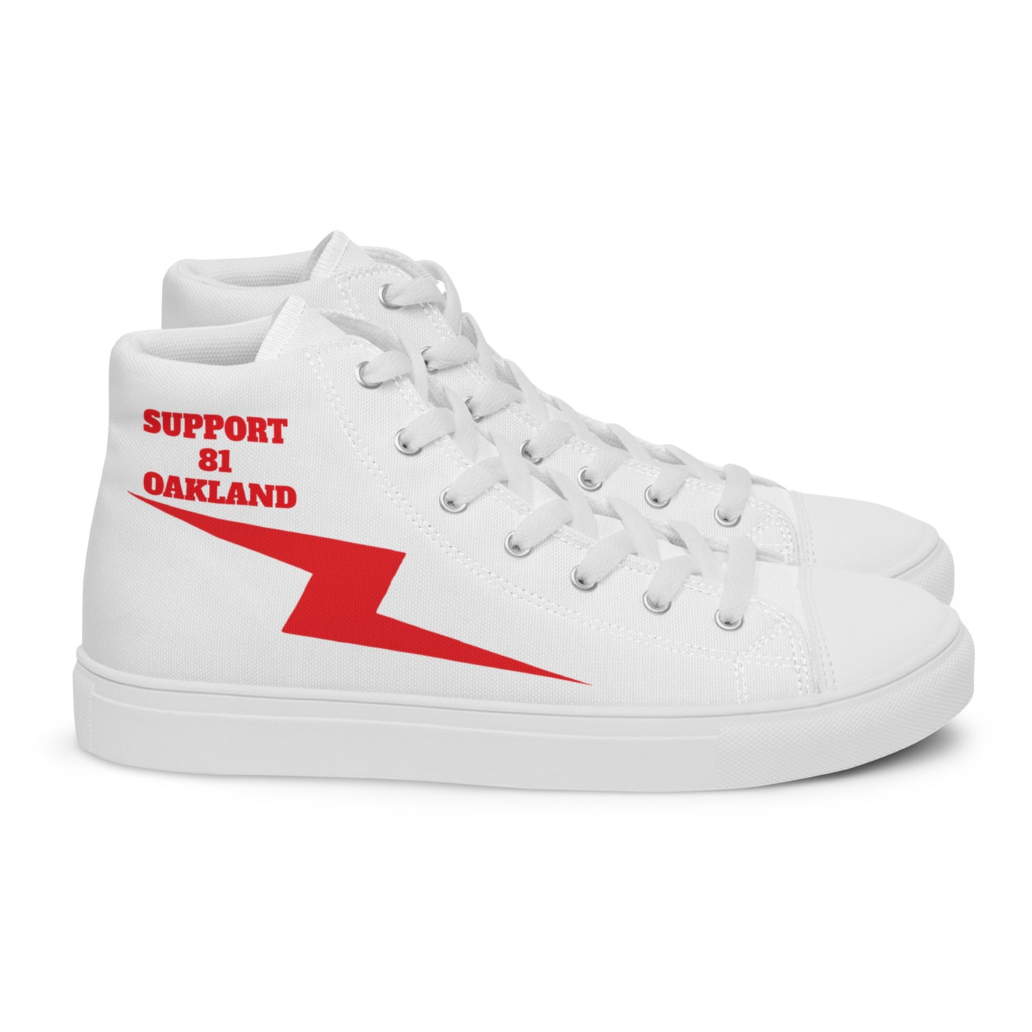 Oakland-Men’s high top canvas shoes