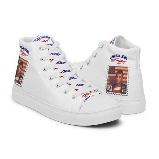 American Legend Sonny Barger -Men’s high top canvas shoes