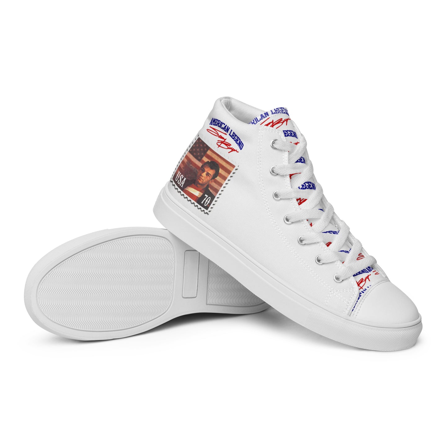 American Legend Sonny Barger -Men’s high top canvas shoes