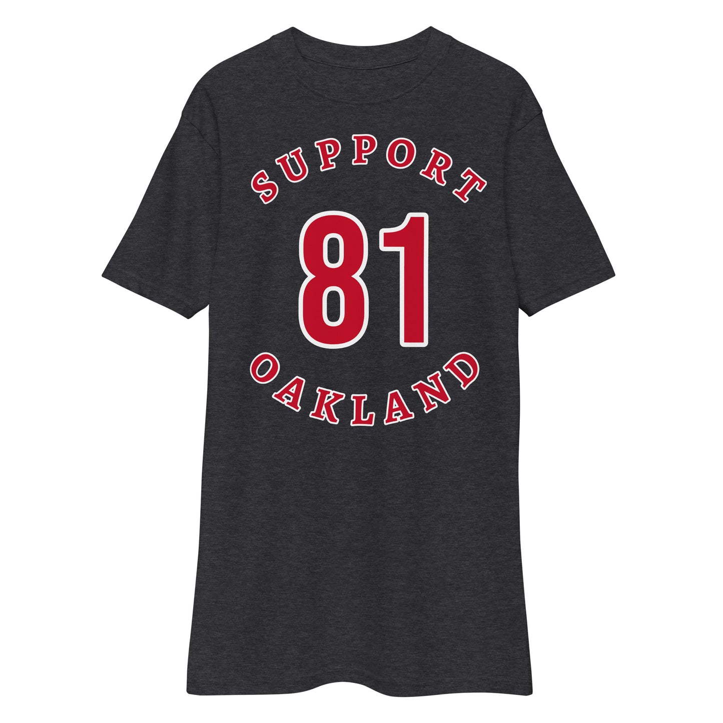 Support 81 Oakland -Men’s premium heavyweight tee